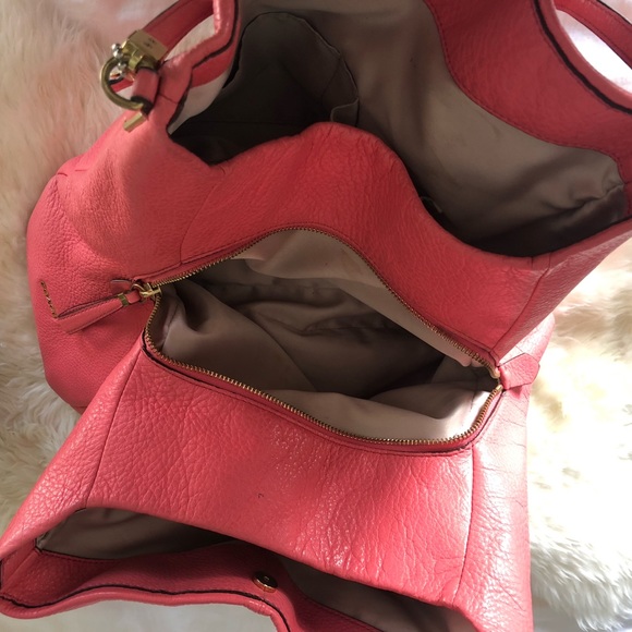 COACH Leather Phoebe Pink Shoulder Bag - Picture 4 of 8